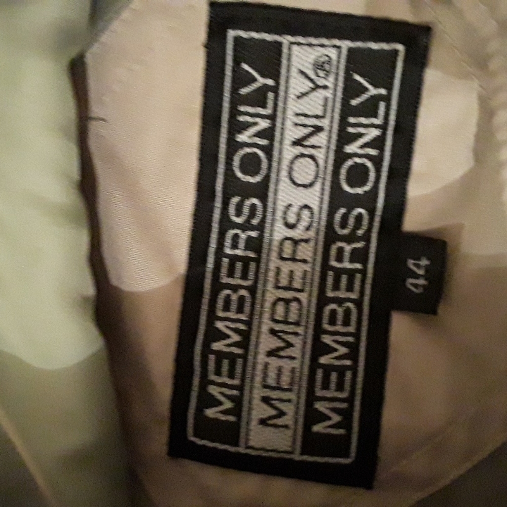 Members Only retro inspired mens jacket size 44 - Picture 8 of 8